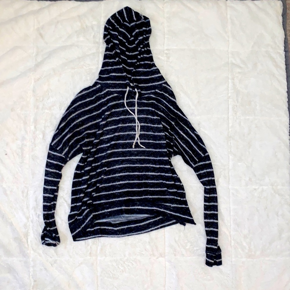 Striped hoodie